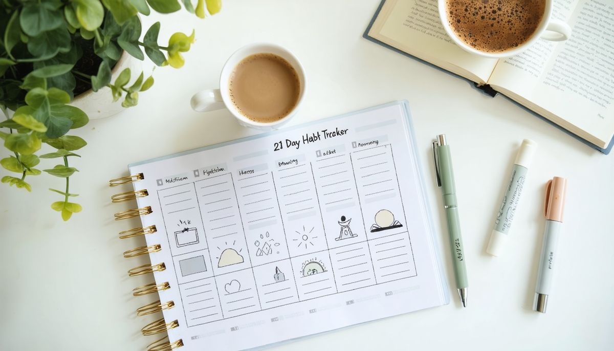 Sabah ve Akşam Rutini Şablonu: Enerji ve Odak İçin 21 Günlük Plan